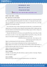 Đề thi học kì 1 môn Ngữ văn lớp 11 trường THPT Phan Ngọc Hiển